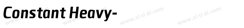 Constant Heavy字体转换 Constant Heavy字体转换
